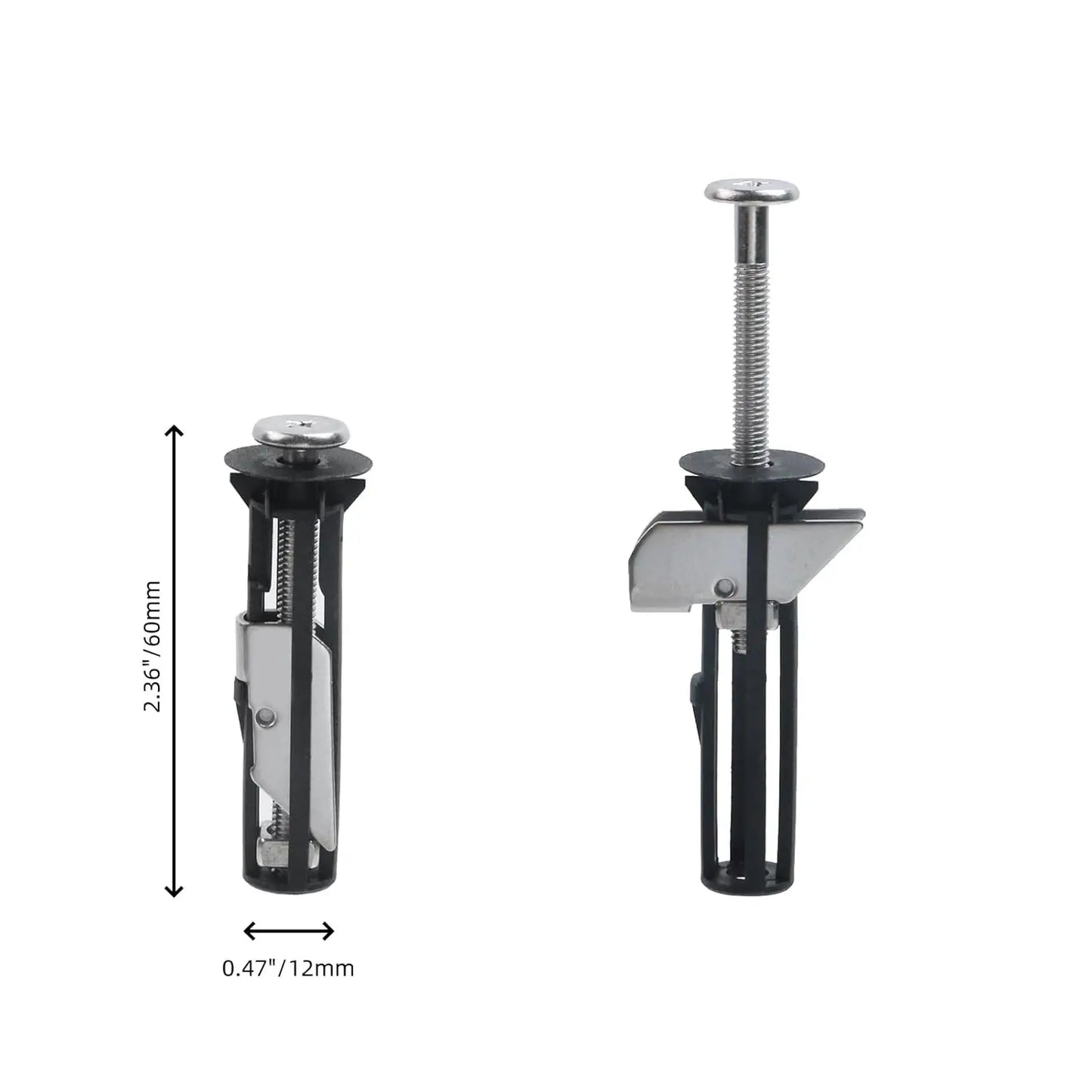 Upgrade Your Bathroom with Our Universal Toilet Seat Bolt Kit - Durable Stainless Steel Replacement Screws with Gaskets for a Secure, No-Slip Fit - Quick Release Easy Install Toilet Cover Repair Parts (2PCS)