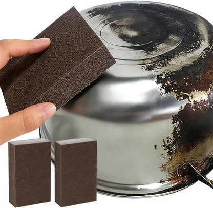 Revolutionary Carborundum Scouring Sponge - Eco-Friendly Nano Emery Pads for Effortless Rust Removal on Pots, Pans, Grills, and More!
