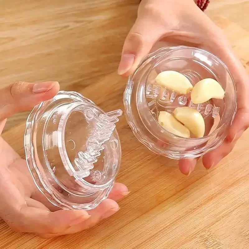 Ultimate Kitchen Garlic Crusher - Multifunctional Manual Press & Chopper for Effortless Cooking!