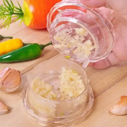 Ultimate Kitchen Garlic Crusher - Multifunctional Manual Press & Chopper for Effortless Cooking!