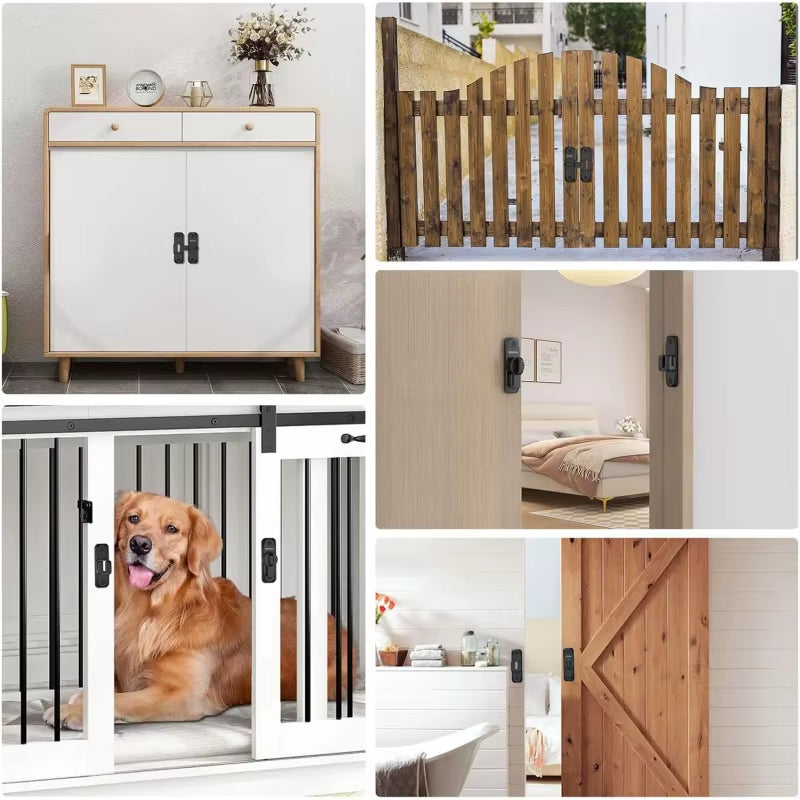 Premium Zinc Alloy 90/180 Degree Flip Door Lock - Secure Your Home with Anti-Theft Sliding Door Latch & Gate Hardware