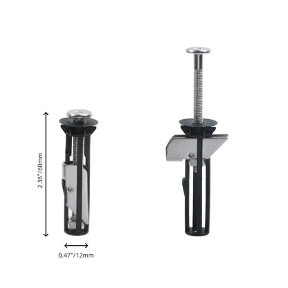 Upgrade Your Bathroom with Our Universal Toilet Seat Bolt Kit - Durable Stainless Steel Replacement Screws with Gaskets for a Secure, No-Slip Fit - Quick Release Easy Install Toilet Cover Repair Parts (2PCS)
