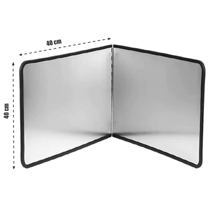 Foldable Stainless Steel Oil Splatter Guard - Nonstick Frying Screen for Mess-Free Cooking