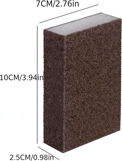 Revolutionary Carborundum Scouring Sponge - Eco-Friendly Nano Emery Pads for Effortless Rust Removal on Pots, Pans, Grills, and More!